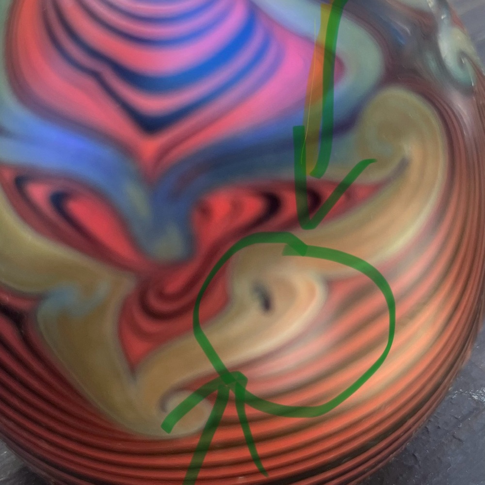 Vintage Vandermark Glass Egg - Picture 10 of 10